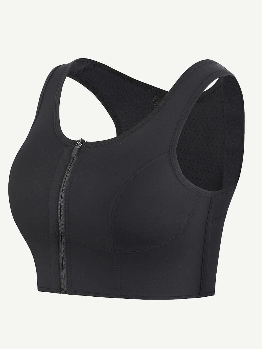 Sports Bra Crop With Four steel Boning
