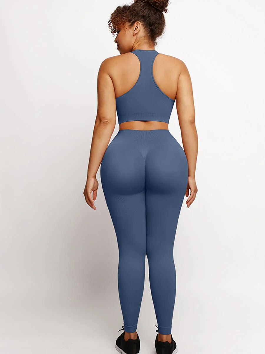 Seamless Sportswear Set – Butt Lifting & Tummy Control