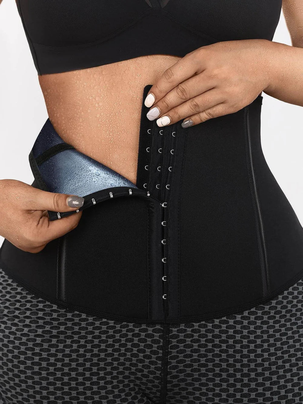 Thermo-Slim Compression Sauna Shorts – Body Shaping Workout Pants for Thighs & Waist