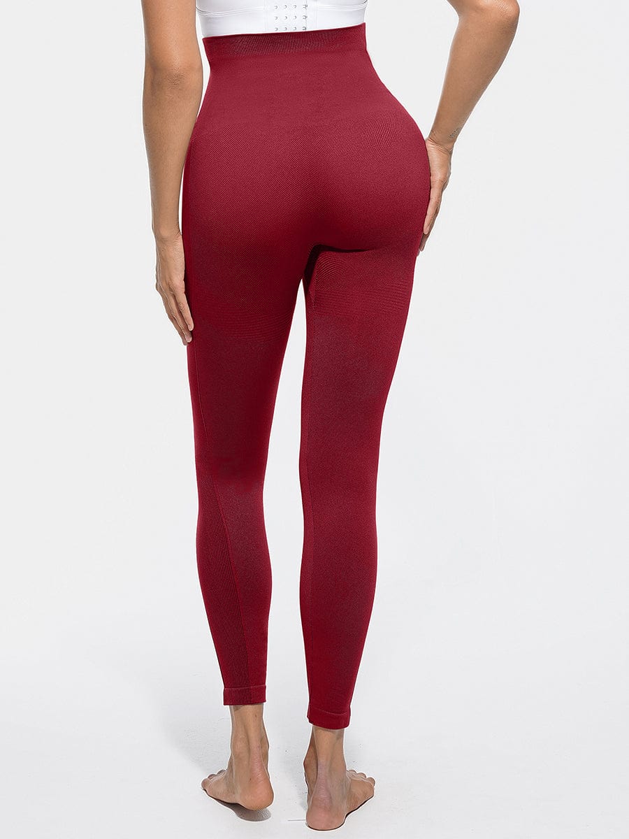 Waisted Seamless Sculpting Leggings – Slim Fit & Anti-Slip