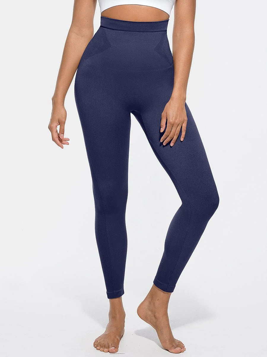 Waisted Seamless Sculpting Leggings – Slim Fit & Anti-Slip