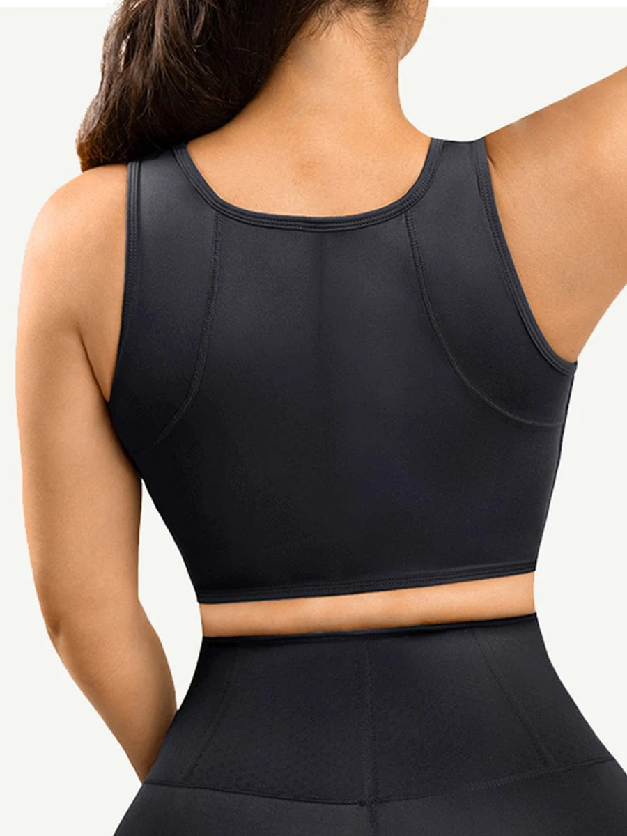 Sports Bra Crop With Four steel Boning
