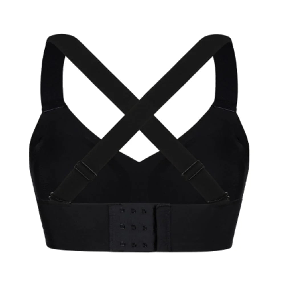 Black Seamless Shapewear Bra with Removable Pads