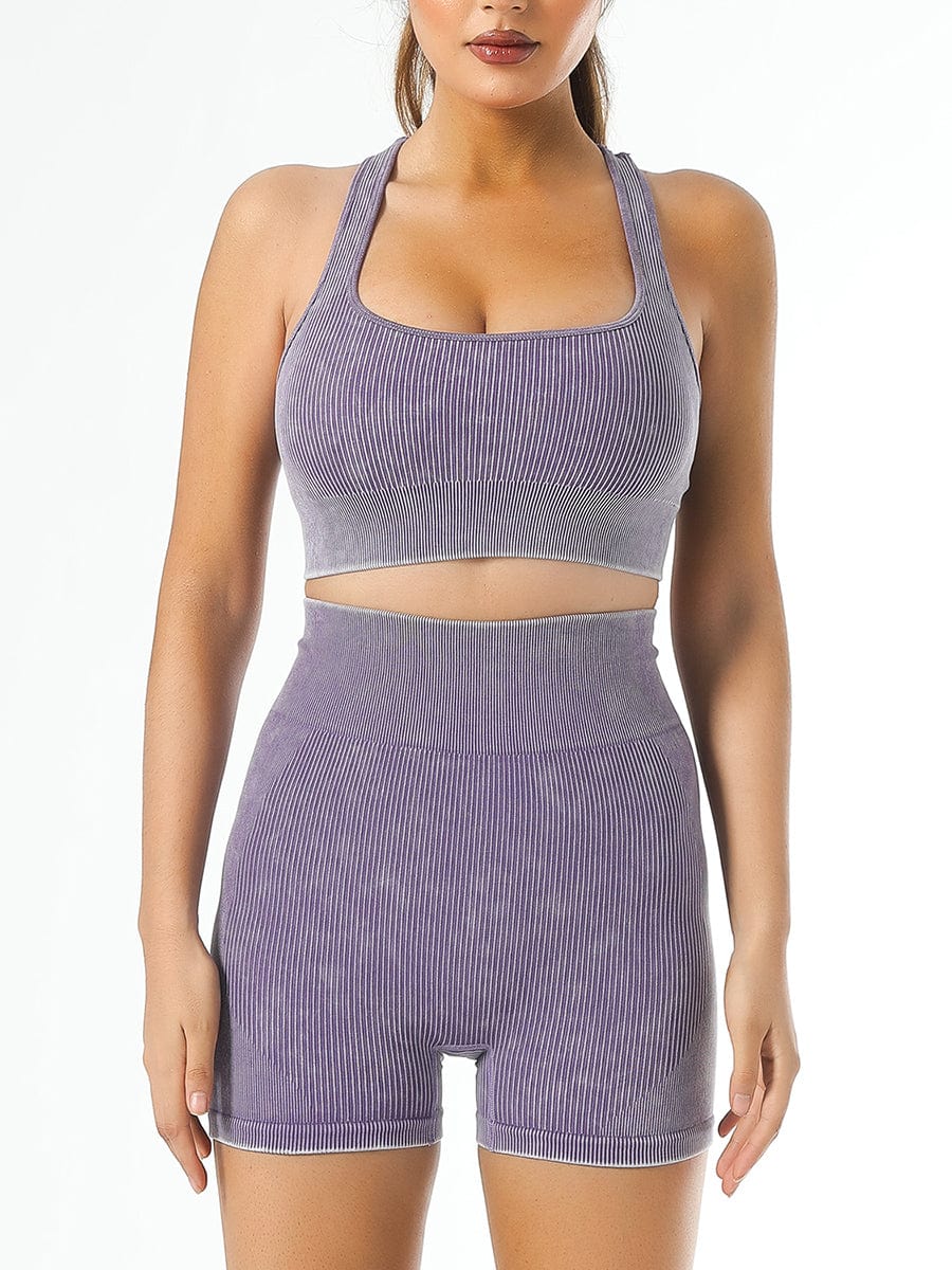 Denim-Style Gym & Fitness Leggings – Stretch Workout Pants for Active Lifestyle