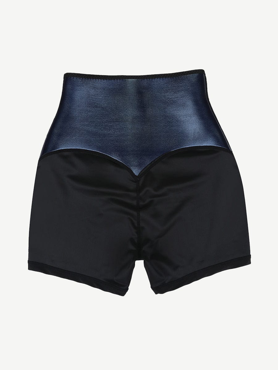 Neoprene Body-Sculpt Shorts with Hook & Eye Closure – Sweat-Boost & Cellulite Smoothing